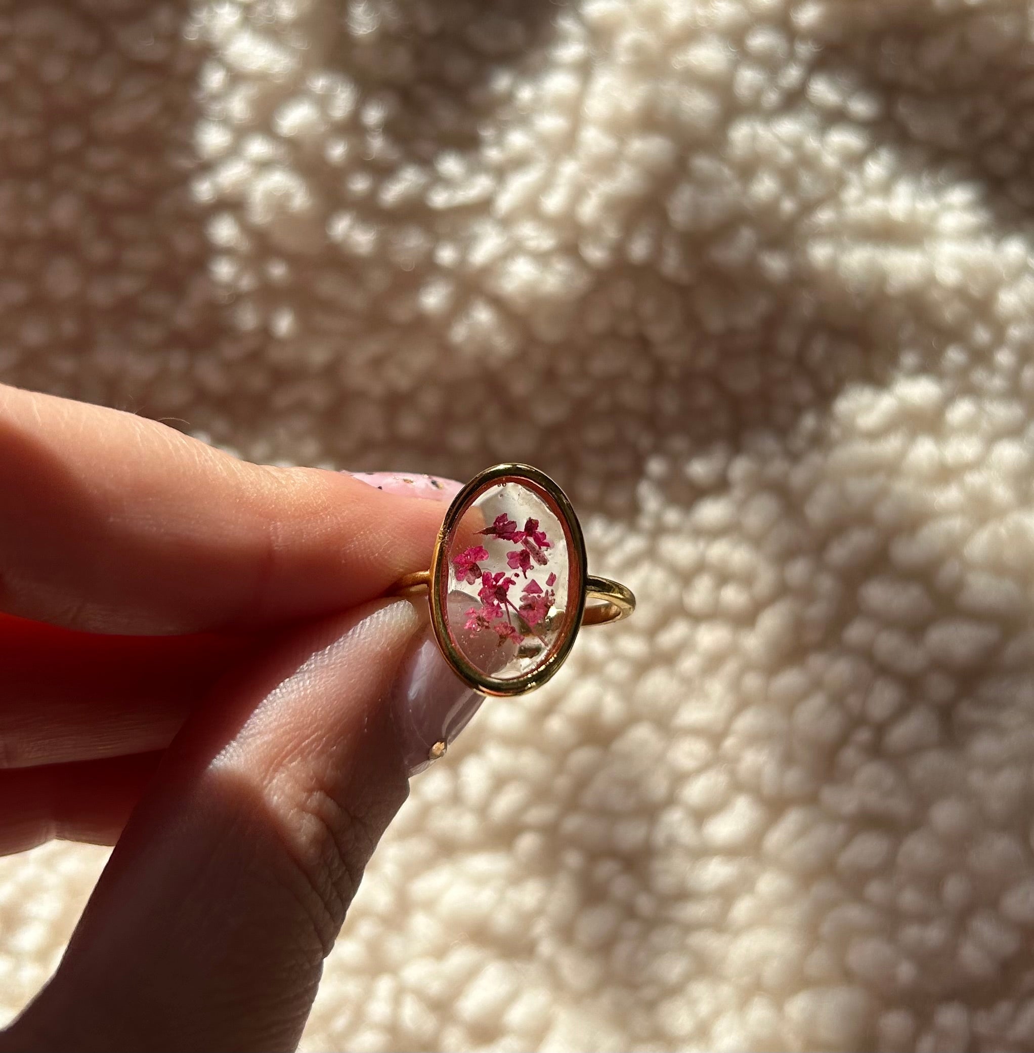 Bague Lili - Ovale ajustable