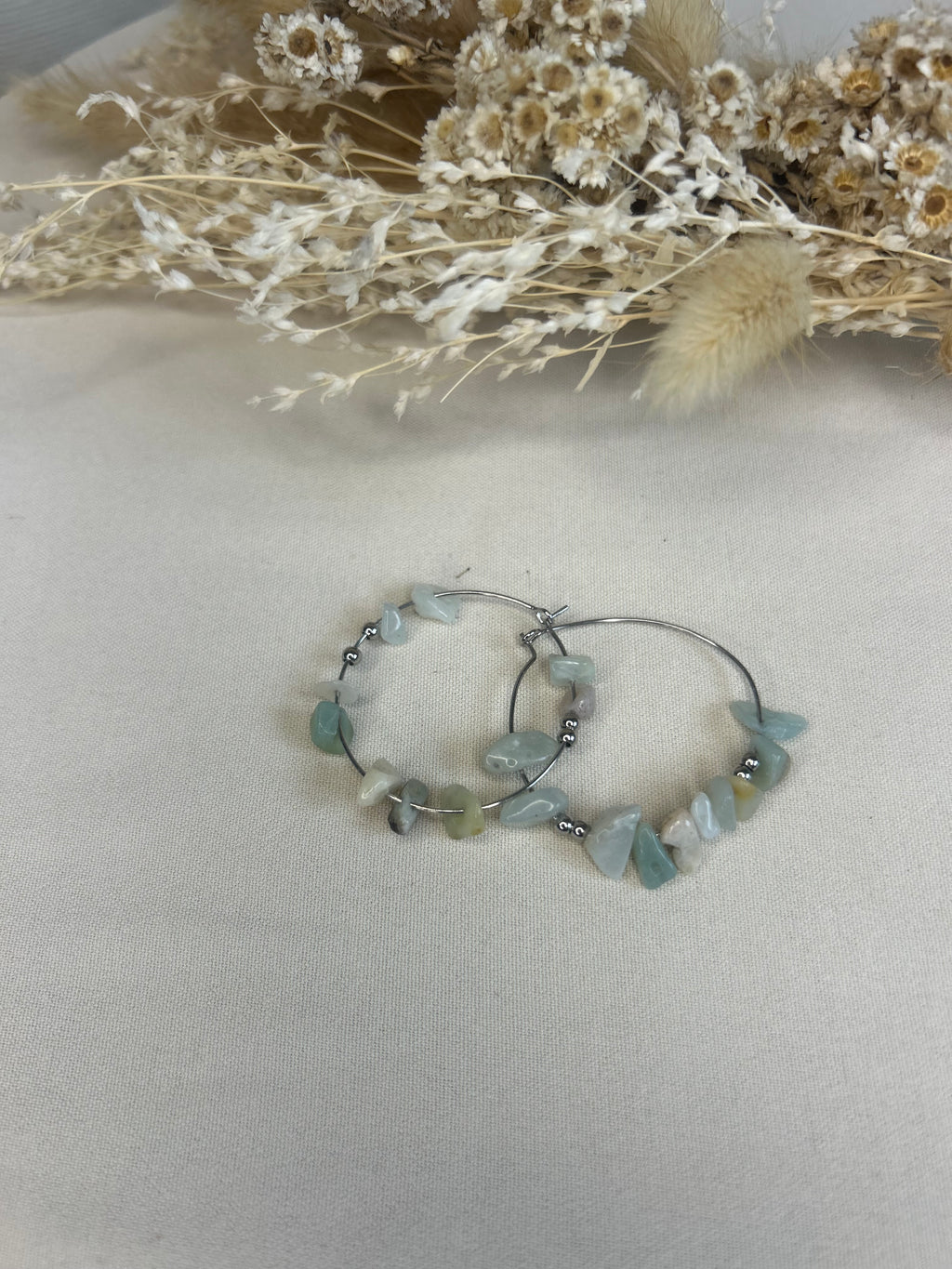 Créoles pierres naturelles - Amazonite