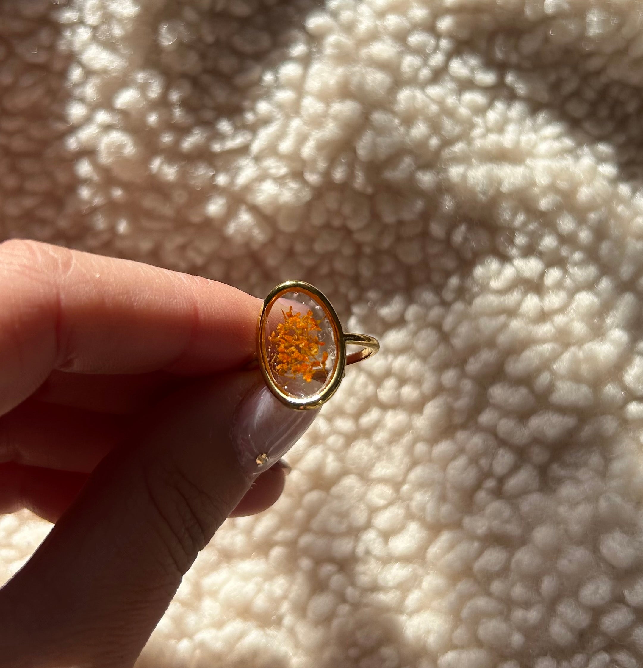 Bague Lili - Ovale ajustable