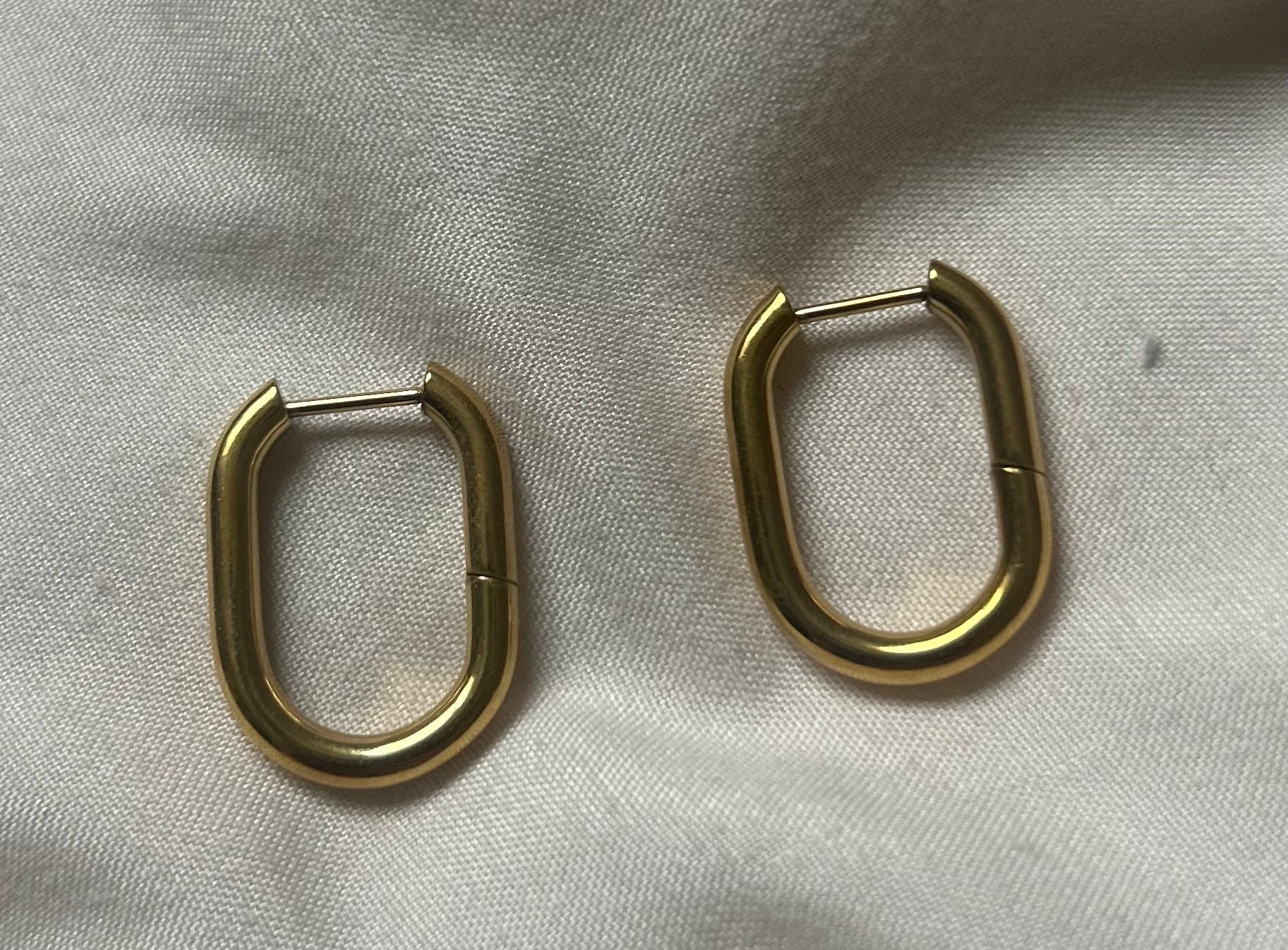 Créoles ovales - Dorées