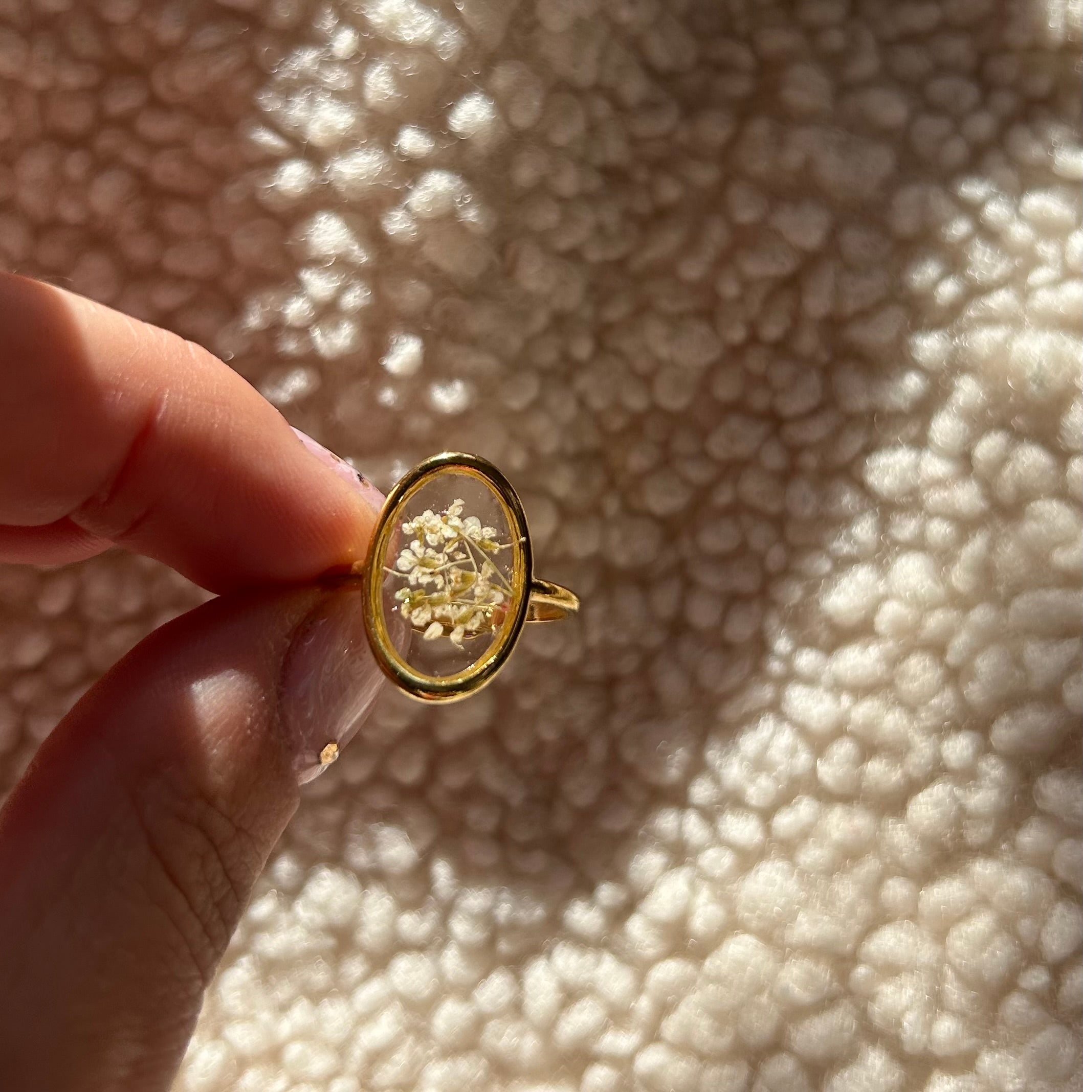 Bague Lili - Ovale ajustable