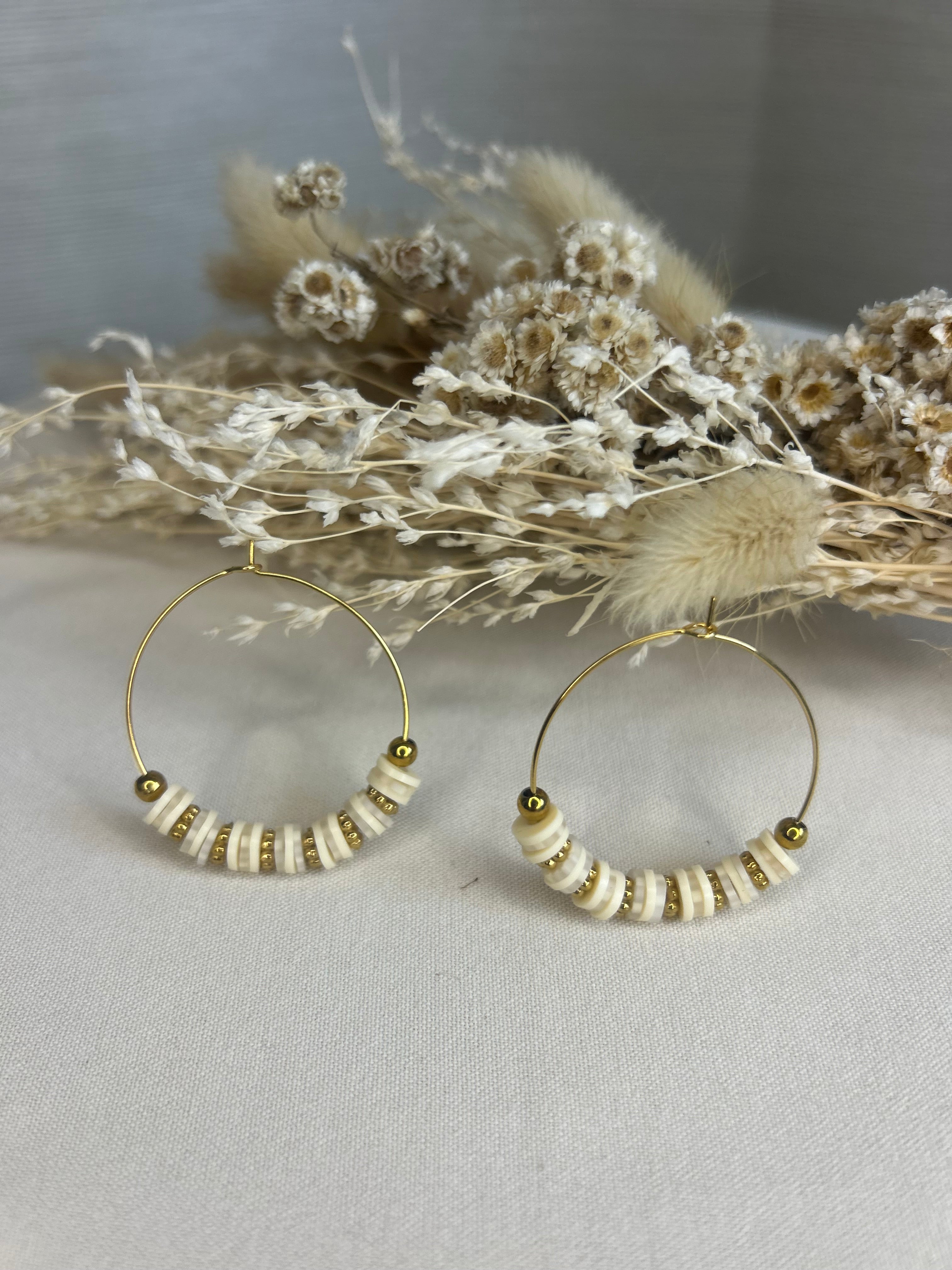 Créoles Perla - 3 coloris