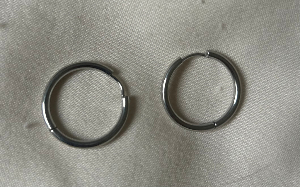 Créoles rondes - Argentés