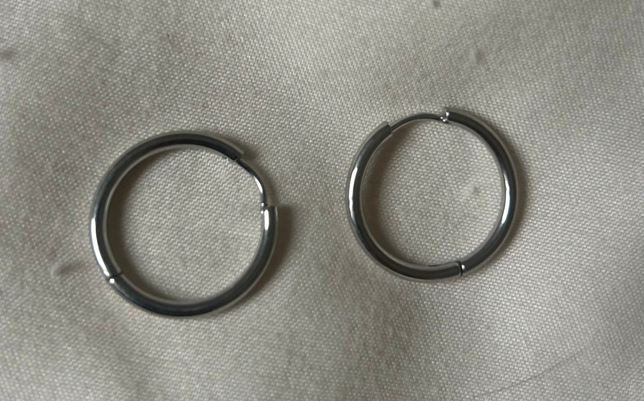 Créoles rondes - Argentés