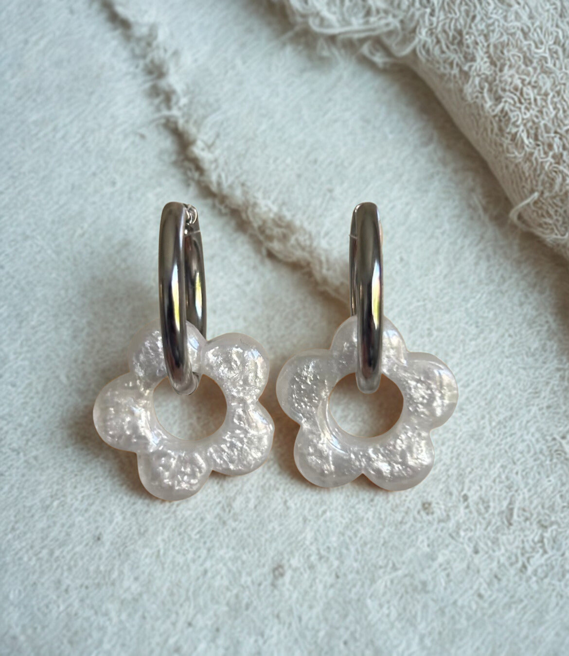 Pampilles Florale - Nacrées