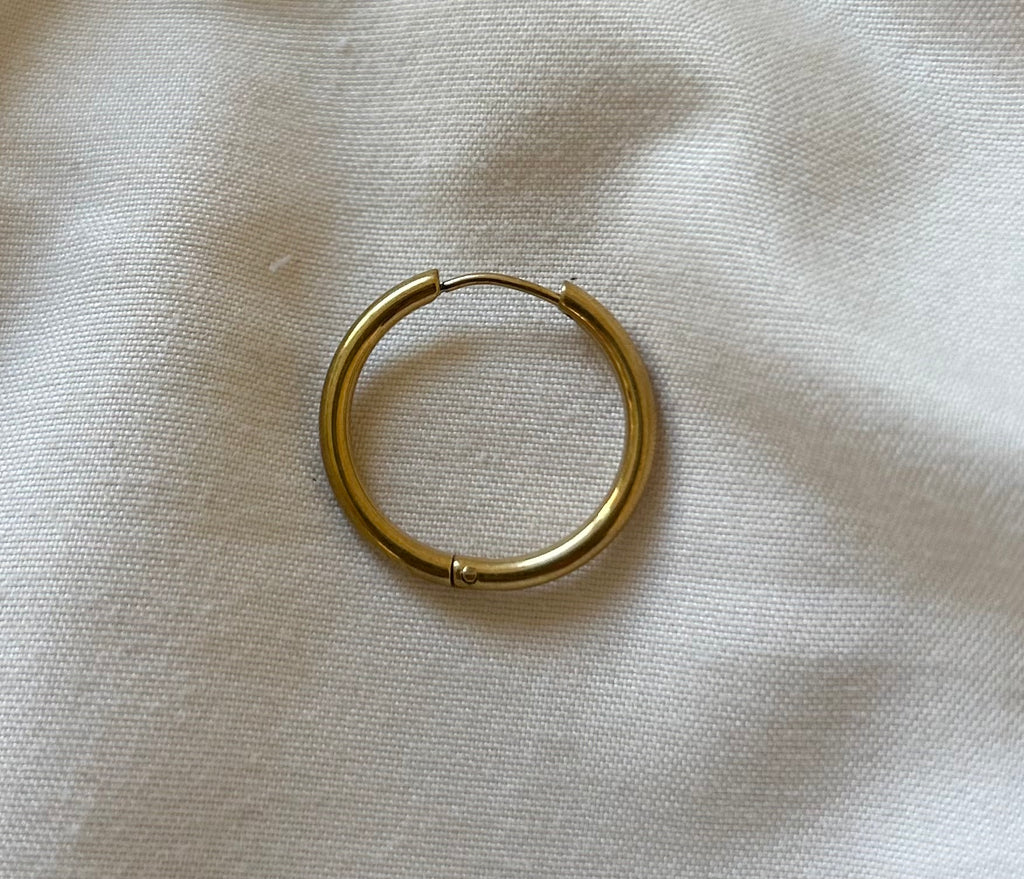 Créoles rondes - Dorées